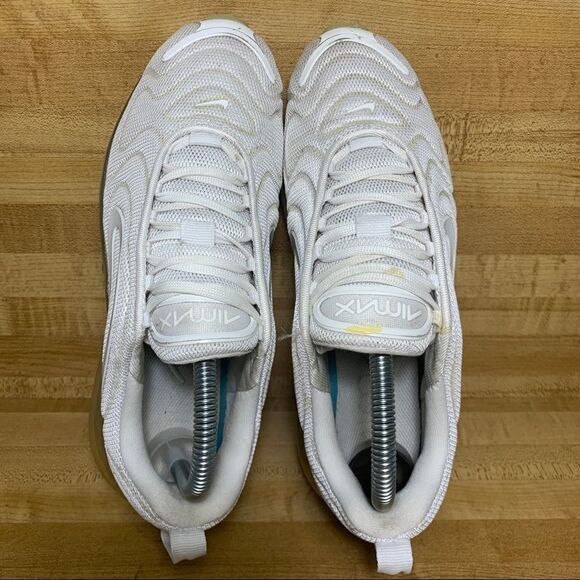 NIKE AIR MAX 720 AR9293-101 PLATINUM WHITE 7.5 - Picture 5 of 8